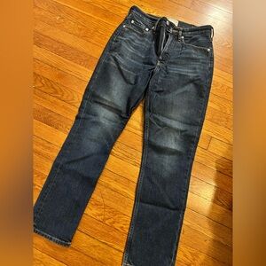 Everlane Dark Wash Blue Straight-Leg Jeans